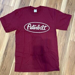 NWOT Burgundy Peterbilt T-Shirt